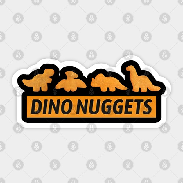 Dinosaur Nuggets Sticker by Veljam